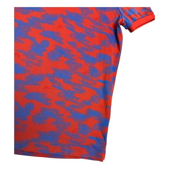 J. LINDEBERG Jacquard Luxury Designer Business Golf Casual Polo Tee Shirt 2XL - Picture 6 of 6